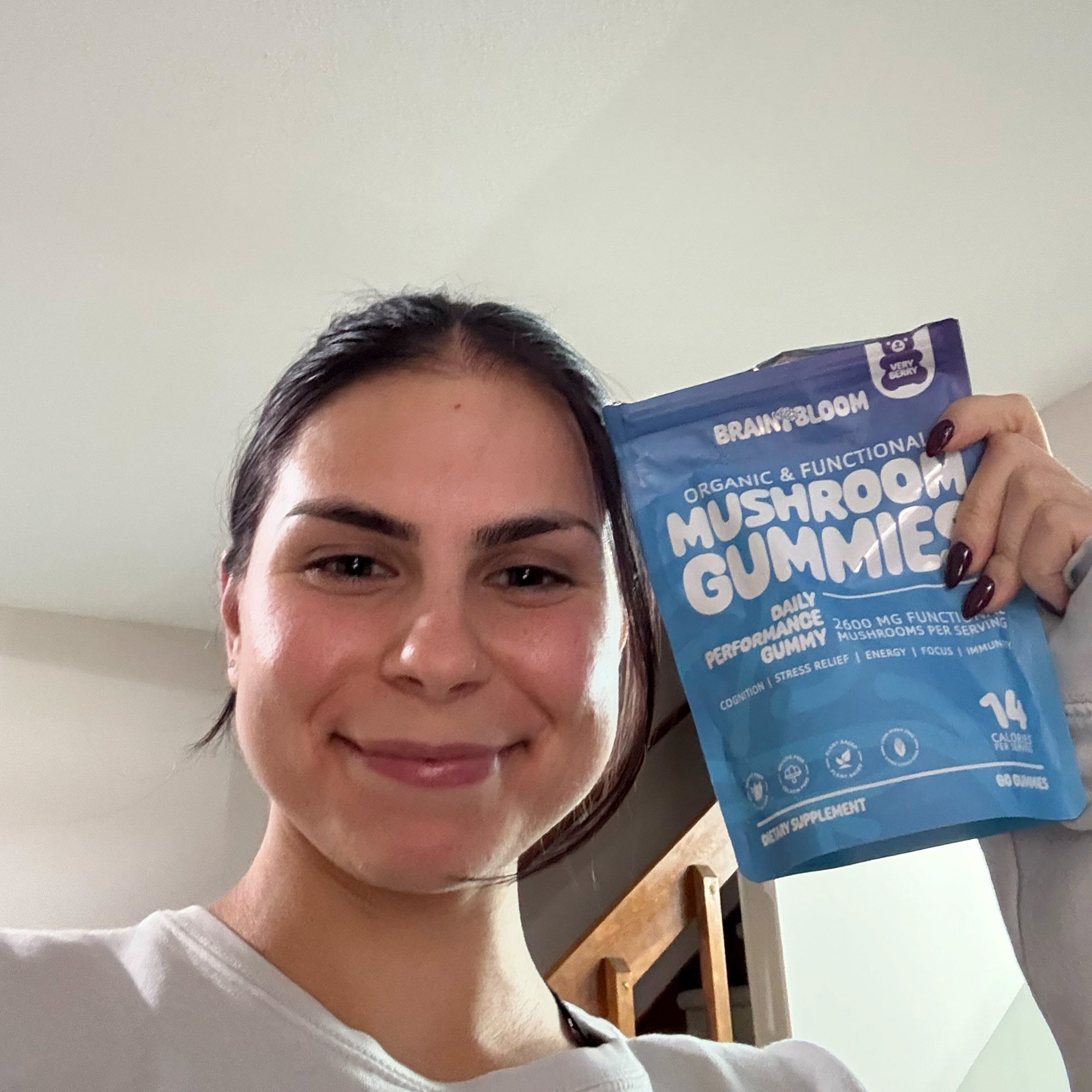 BrainBloom Daily Performance Mushroom Gummies – Very Berry
